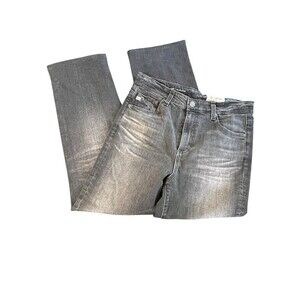AG Adriano Goldschmied‎ Saige High Rise Straight Jeans Black Size 28 Inseam 26